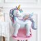 8Pcs Self-Standing Unicorn Balloons Rainbow and Star Foil Balloons with Happy Birthday Banner for Baby Shower Unicorn Birthday Party Decorations (standing set)
